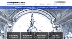 Desktop Screenshot of ellewprofessional.it