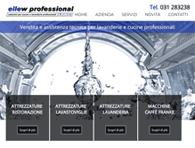 Tablet Screenshot of ellewprofessional.it